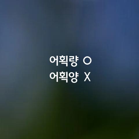 알쏭달쏭 우리말